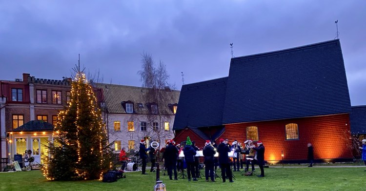 Utomhuskonsert inför advent på Kulturens i Lund